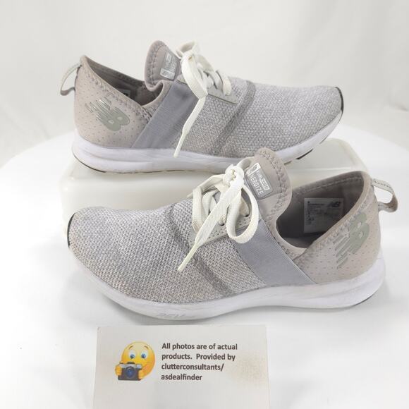 New Balance Fuel Core Nergize Running Shoe Womens Size 6 WXNRGOH Gray White - Picture 5 of 9
